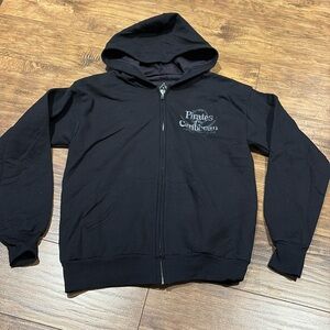 Pirates of the Caribbean Disneyland resort full zip up hoodie sweater